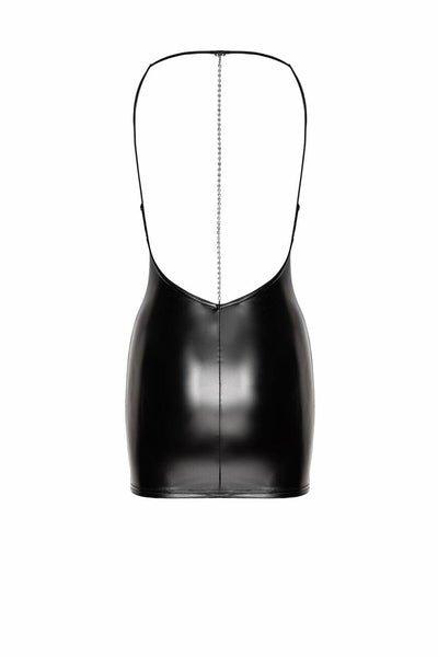 Платье Noir Handmade F307 Mirage wetlook mini dress - фото 21