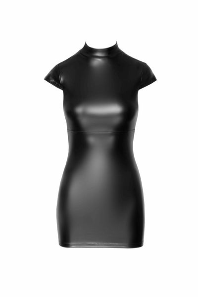 Платье Noir Handmade F309 Fantasy wetlook mini dress with lace up back - фото 10