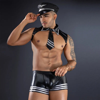 Main image for product index 4: Мужской эротический костюм пилота JSY «Очаровательный Вильям»