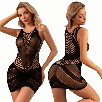 Main image for product index 1: Сукня-бодістокінг JSY «Приваблива Кармен»