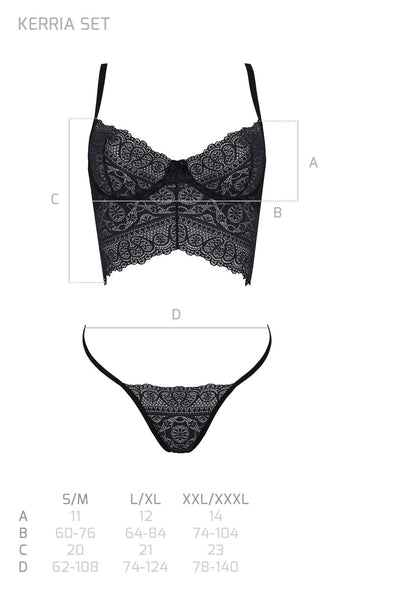 Main image for product index 19: Комплект Passion KERRIA SET black