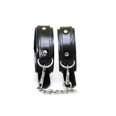 Main image for product index 2: Поножі з екошкіри Art of Sex - Legcuffs Emoji