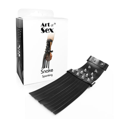 Main image for product index 3: Шкіряна БДСМ рукавичка-хлист Art of Sex