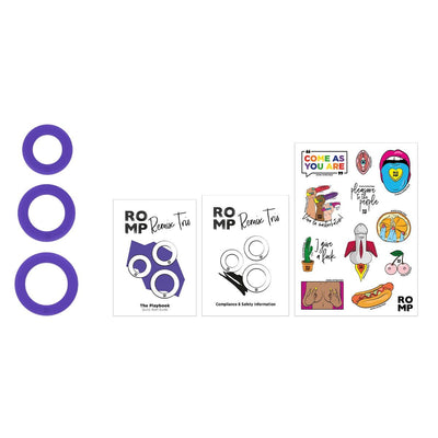 Main image for product index 7: Набор эрекционных колец Romp Remix Trio