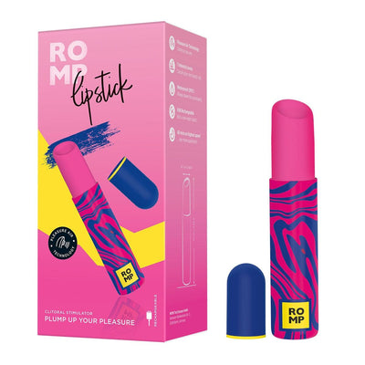 Вакуумный клиторальный стимулятор-помада Romp Lipstick - фото 6