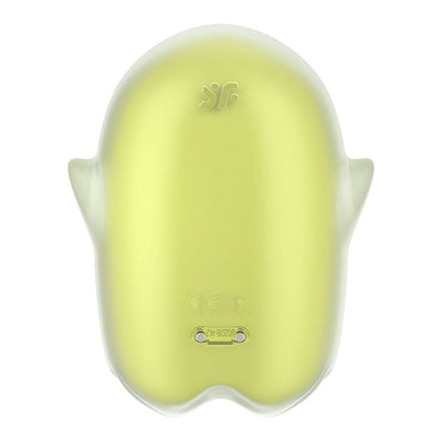 Вакуумний кліторальний стимулятор з вібрацією Satisfyer Glowing Ghost, світиться в темряві - фото 12