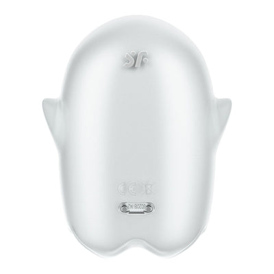 Вакуумний кліторальний стимулятор з вібрацією Satisfyer Glowing Ghost, світиться в темряві - фото 5