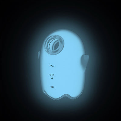 Вакуумний кліторальний стимулятор з вібрацією Satisfyer Glowing Ghost, світиться в темряві - фото 6