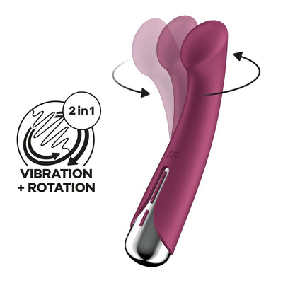 Main image for product index 17: Вибратор с ротацией Satisfyer Spinning G-Spot 1, плоская площадка для стимуляции точки G
