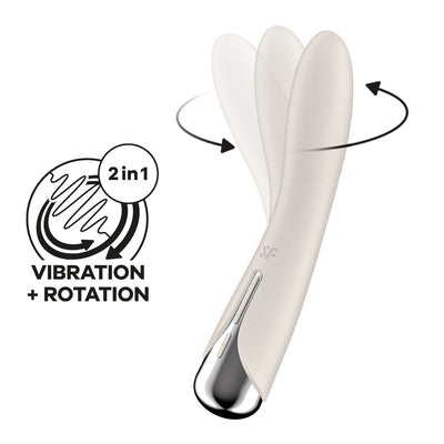 Вибратор точки G с вращением Satisfyer Spinning Vibe 1 - фото 1