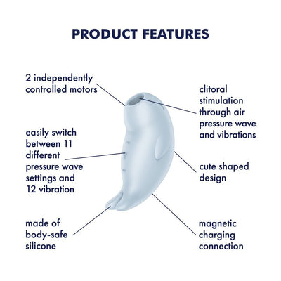 Вакуумний кліторальний стимулятор з вібрацією Satisfyer Seal You Soon - фото 5