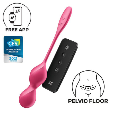 Вагинальные смарт-шарики с вибрацией Satisfyer Love Birds 2 Connect App - фото 1
