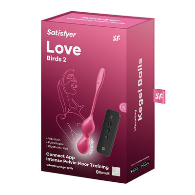 Вагинальные смарт-шарики с вибрацией Satisfyer Love Birds 2 Connect App - фото 5