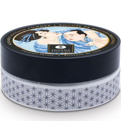 Смачна пудра для оральних пестощів Shunga Body Powder Coconut Thrills - фото 2