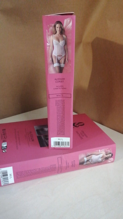 Main image for product index 2: Корсет Obsessive Alissium corset & thong (мятая упаковка!!!)