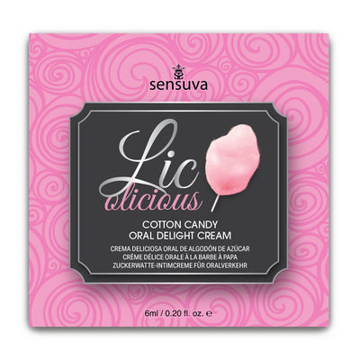 Main image for product index 2: Гель для мінету Sensuva Lic-o-licious Cotton Candy