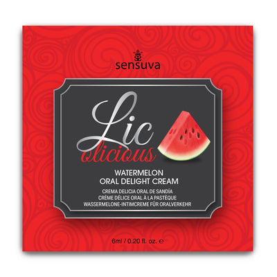 Main image for product index 2: Гель для мінету Sensuva Lic-o-licious Watermelon