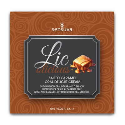Main image for product index 2: Гель для мінету Sensuva Lic-o-licious Salted Caramel
