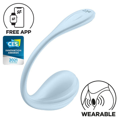 Смарт-віброяйце Satisfyer Smooth Petal Connect App - фото 1