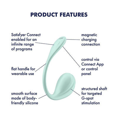 Main image for product index 7: Смарт-віброяйце Satisfyer Smooth Petal Connect App