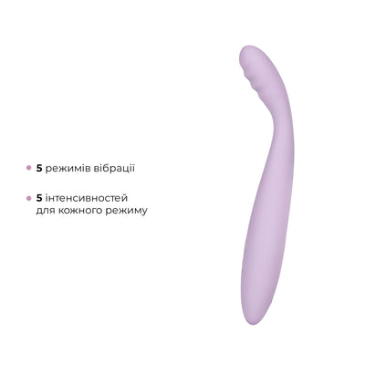 Main image for product index 4: Тонкий смарт-вібратор точки G Svakom Cici 2 Lilac, підігрів до 38 °C