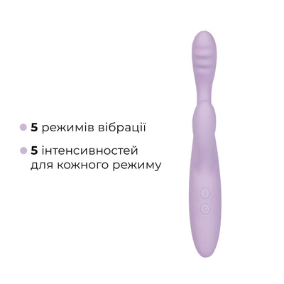 Main image for product index 5: Тонкий кролик-вібратор Svakom Cici+ 2 Lilac, підігрів до 38 °C