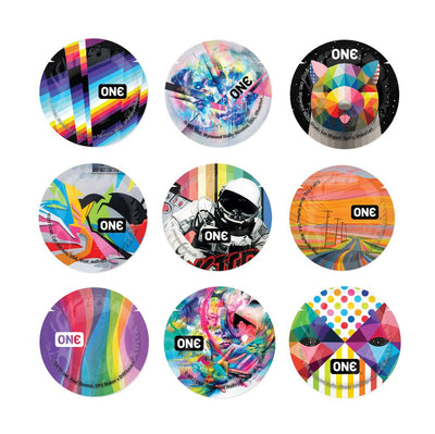 Main image for product index 1: Презерватив ONE Classic Select Artist Collection