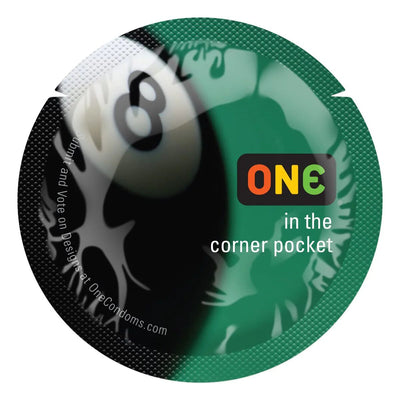 Презерватив ONE Color Sensations ONE is the corner pocket - фото 1