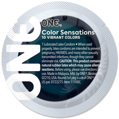 Презерватив ONE Color Sensations ONE is the corner pocket - фото 2