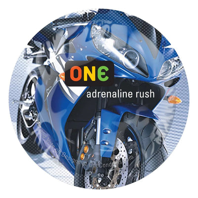 Main image for product index 1: Презерватив ONE Color Sensations ONE adrenaline rush