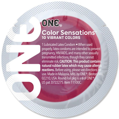 Презерватив ONE Color Sensations ONE likes it hot - фото 2