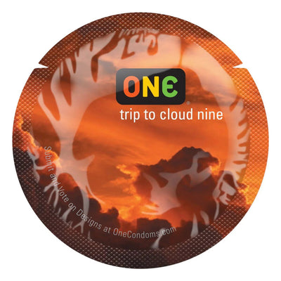 Main image for product index 1: Презерватив ONE Color Sensations ONE trip to cloud nine