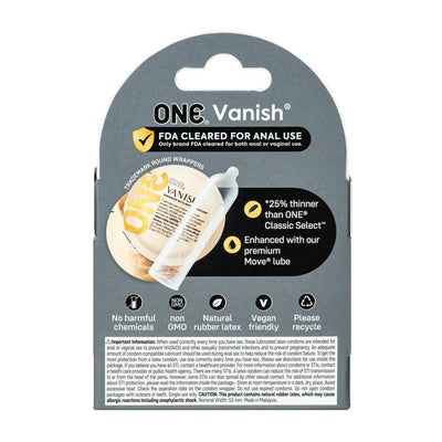 Main image for product index 5: Презервативы ONE Vanish Hyperthin