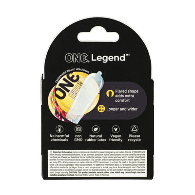 Презервативы ONE Legend XL - фото 2