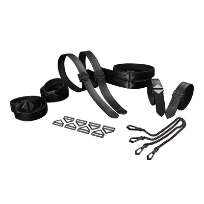 Main image for product index 1: Набор из 8 ремней для связывания LOCKINK 8-Bondage-Straps Restraint Set