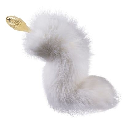 Main image for product index 5: Металлическая анальная пробка Лисий хвост LOCKINK SEVANDA Fox-Tail Anal Pear-shape Plug