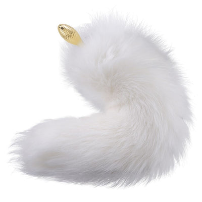 Main image for product index 4: Металлическая анальная пробка Лисий хвост LOCKINK SEVANDA Fox-Tail Anal Pear-shape Plug