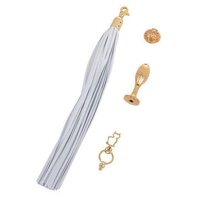 Main image for product index 5: Металева анальна пробка Хвіст поні LOCKINK SEVANDA Pony-Tail Anal Pear-shape Plug