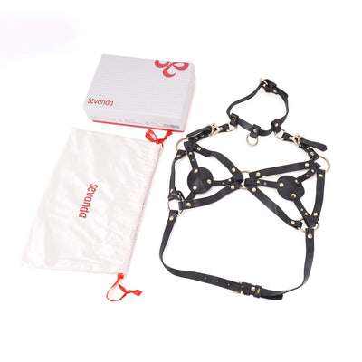 Main image for product index 9: Портупея на грудь LOCKINK SEVANDA Queen Chest Harness with Removable Bra