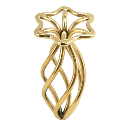 Металева анальна пробка LOCKINK SEVANDA Hollow Spiral Metal Anal Plug - фото 9