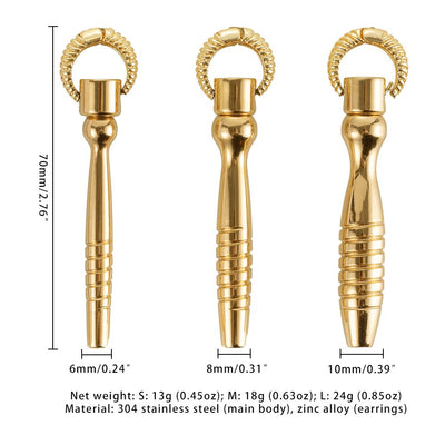 Набор уретральных стимуляторов LOCKINK Bad Boy Training Urethral Plugs Set - фото 12