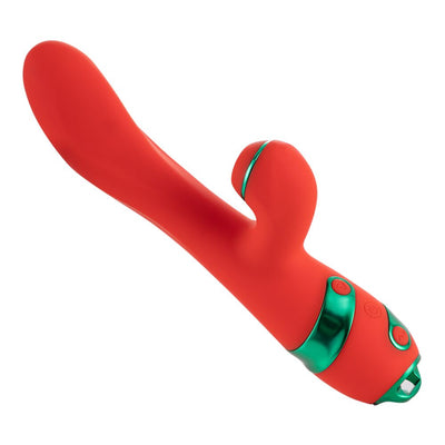 Вібратор-кролик з пульсацією та флогером LOCKINK SEVANDA Whip Vibrating Massage Wand - фото 13