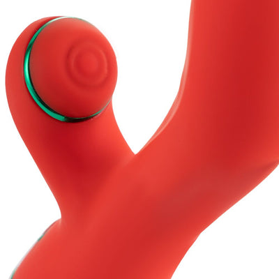 Вібратор-кролик з пульсацією та флогером LOCKINK SEVANDA Whip Vibrating Massage Wand - фото 15
