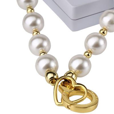 Main image for product index 6: Перлинний нашийник з повідцем та наручниками LOCKINK Pearl Bondage & Restraint Set