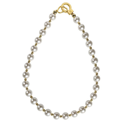 Жемчужный ошейник с поводком LOCKINK Pearl Collar & Leash Set - фото 3