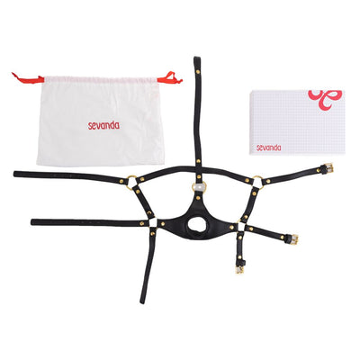 Main image for product index 4: Маска-збруя для орального сексу LOCKINK SEVANDA Blowjob Head Harness