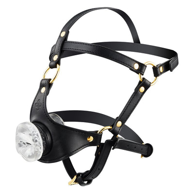 Main image for product index 2: Маска-збруя для орального сексу LOCKINK SEVANDA Blowjob Head Harness