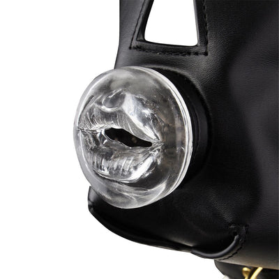 Main image for product index 5: Маска-сбруя для орального секса с поводком LOCKINK SEVANDA Blowjob Head Muzzle with Leash