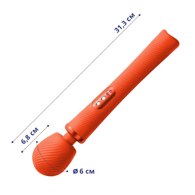 Main image for product index 11: Вібромасажер Fun Factory VIM Vibrating Wand, суперпотужний та легкий