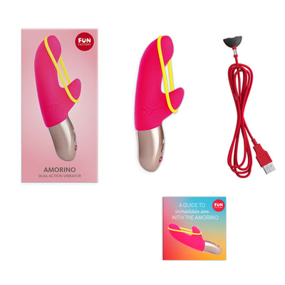 Main image for product index 10: Мінівібратор-кролик зі стимулювальною стрічкою Fun Factory AMORINO, стрічка знімна